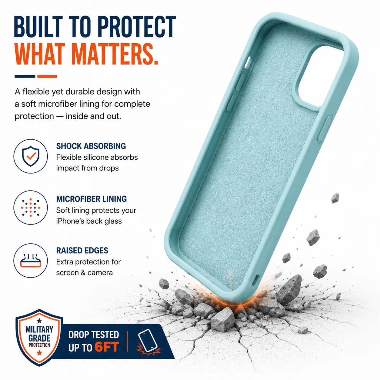Buy Liquid Silicone Case iPhone – Soft Touch and Shockproof for All iPhone Models - Image 4