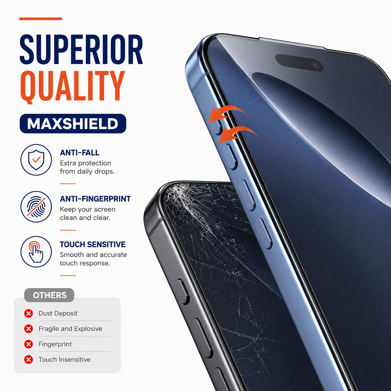 Buy Privacy Tempered Glass for iPhone — Anti Spy Screen Protector for Every iPhone Model - Image 3