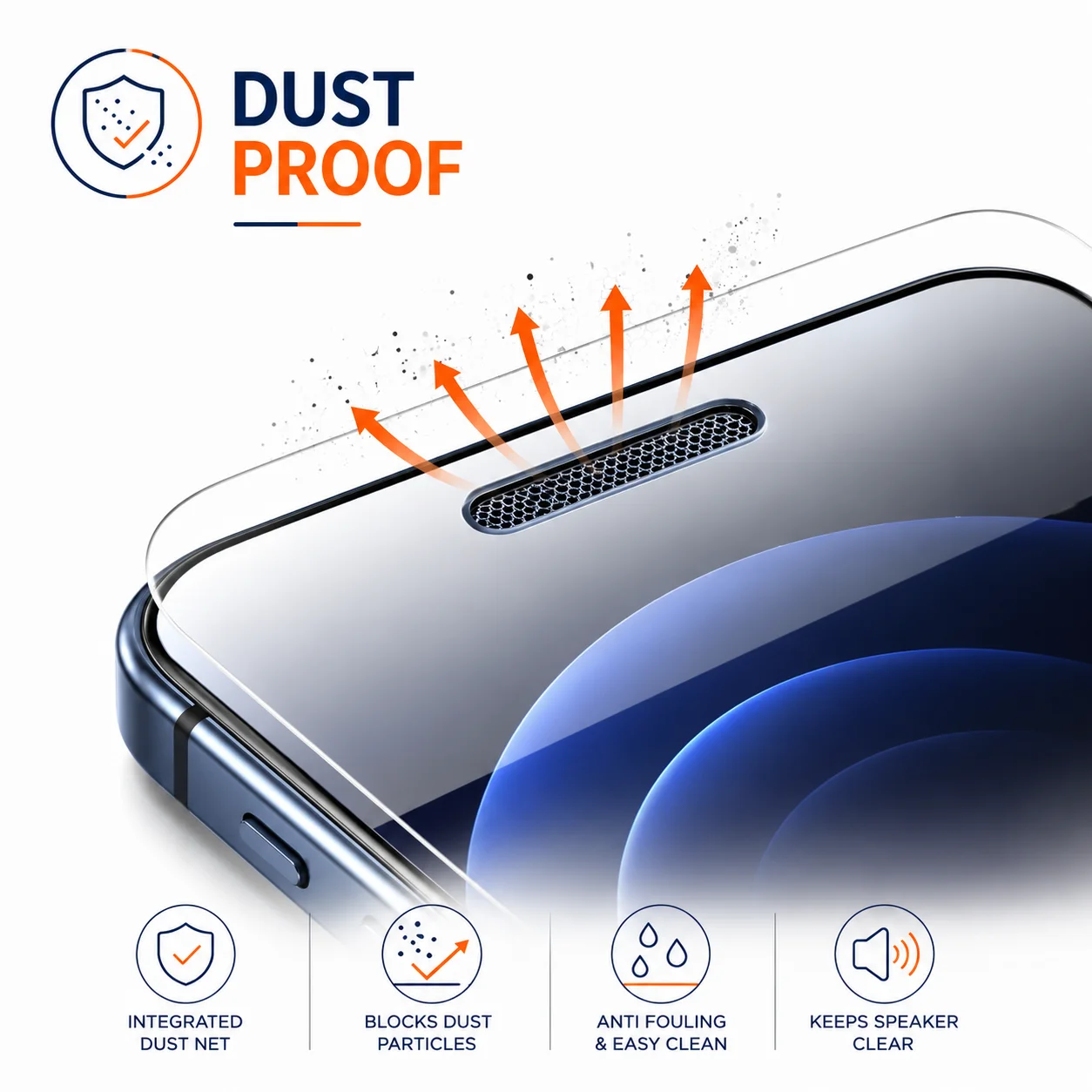 Buy Regular Tempered Glass for Samsung — 9H Screen Protector, 2.5D rounded edge, HD ultra clear - Image 3