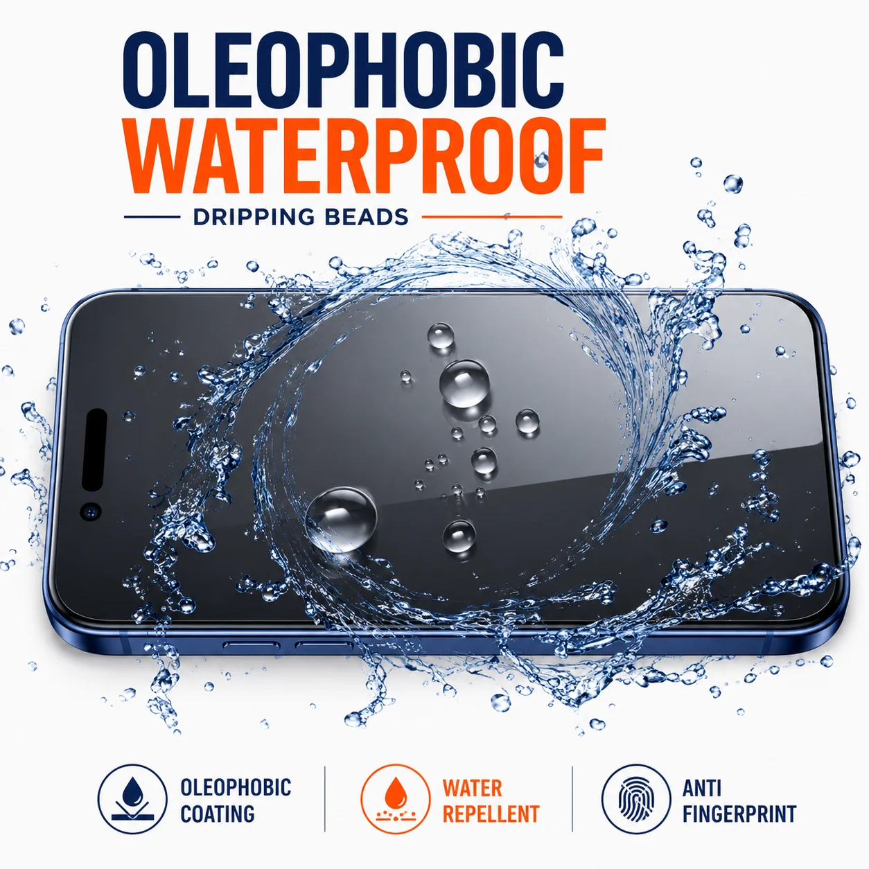Privacy Tempered Glass for Samsung — 9H tempered glass, Anti Spy Screen Protector, Bubble free - Image 3