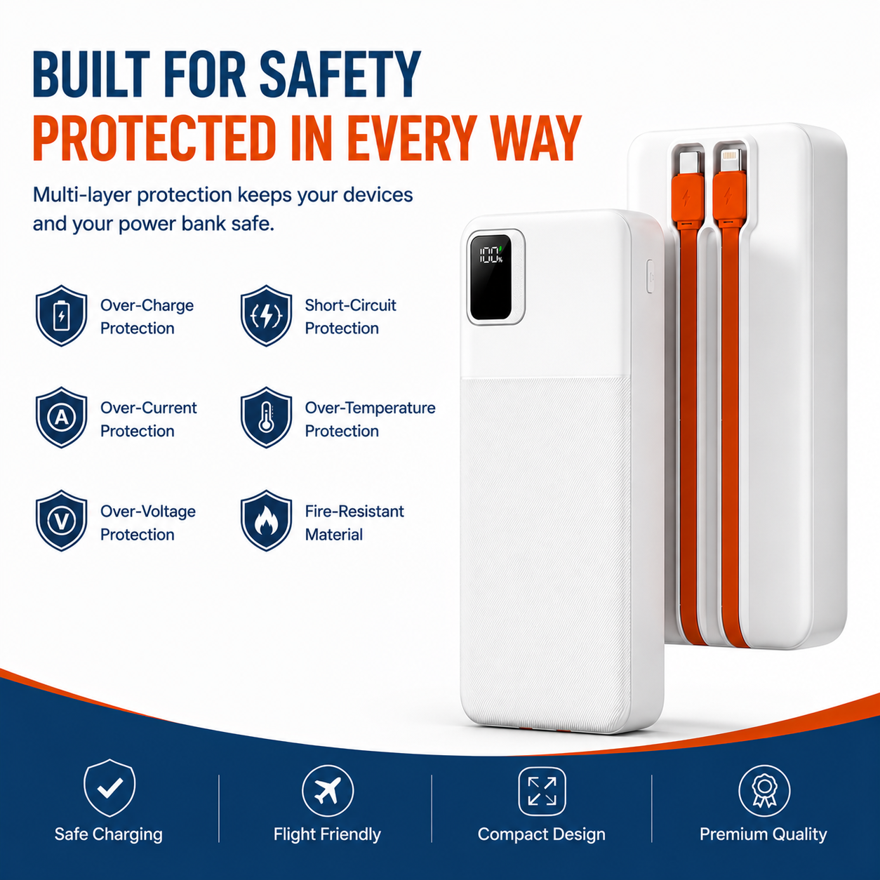 Buy 20000mAh Power Bank – 22.5W Fast Charging with Digital Display & Multi-Device Support - Image 5